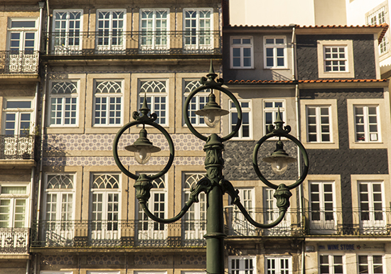 Casa típicas paseo de Ribeira. Oporto