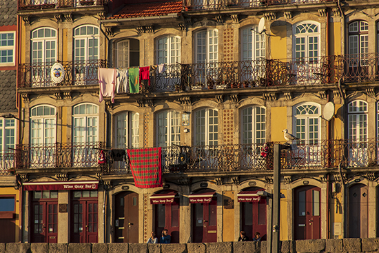 fachadas ribera de Oporto