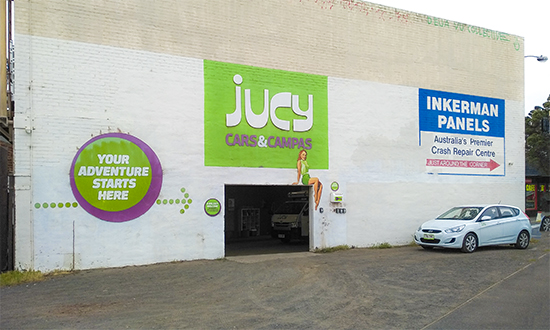 branch jucy cars & campas en Melbourne