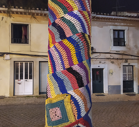 arbol decorado en Tomar