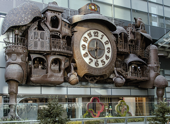 reloj Ghibli Japón Tokio