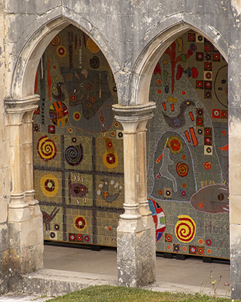 mural de azulejos monasterio Batalha
