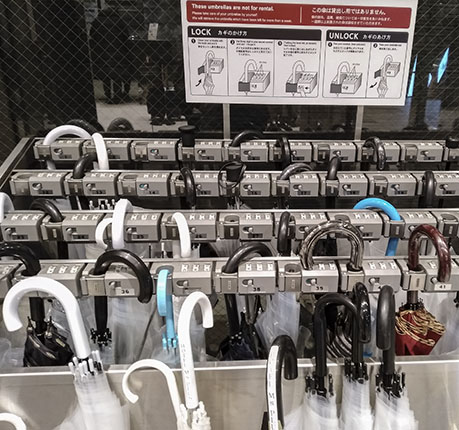 dispensador paraguas japon