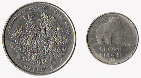 flora y fauna monedas viajes