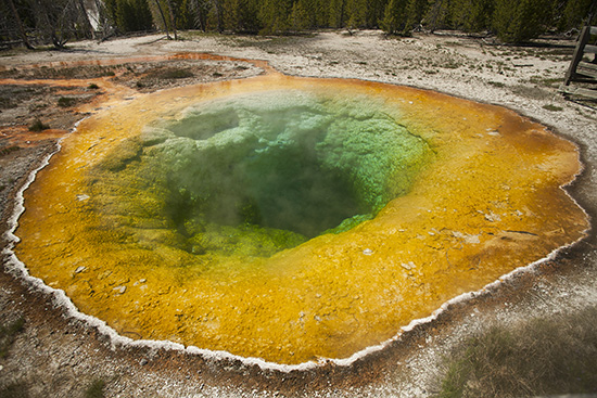 Morning Glory Pool en Yellowstone.