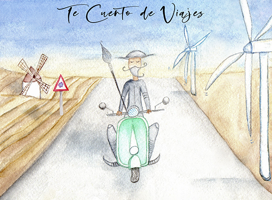 Ilustraciones viajes CVT Don Quijote