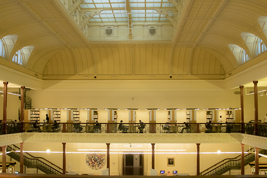Interior State Library Victoria Australia