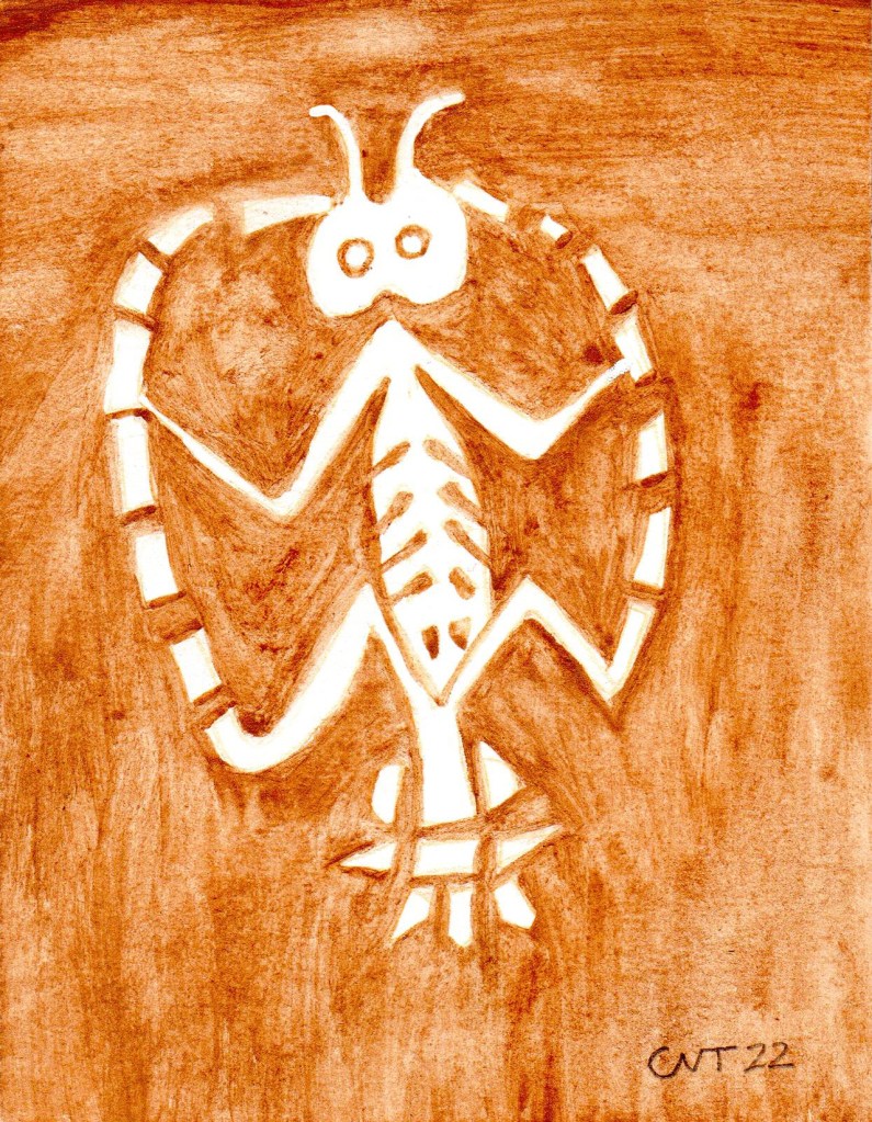 Dibujar con materiales curioso (calima del desierto). Te cuento de viajes.